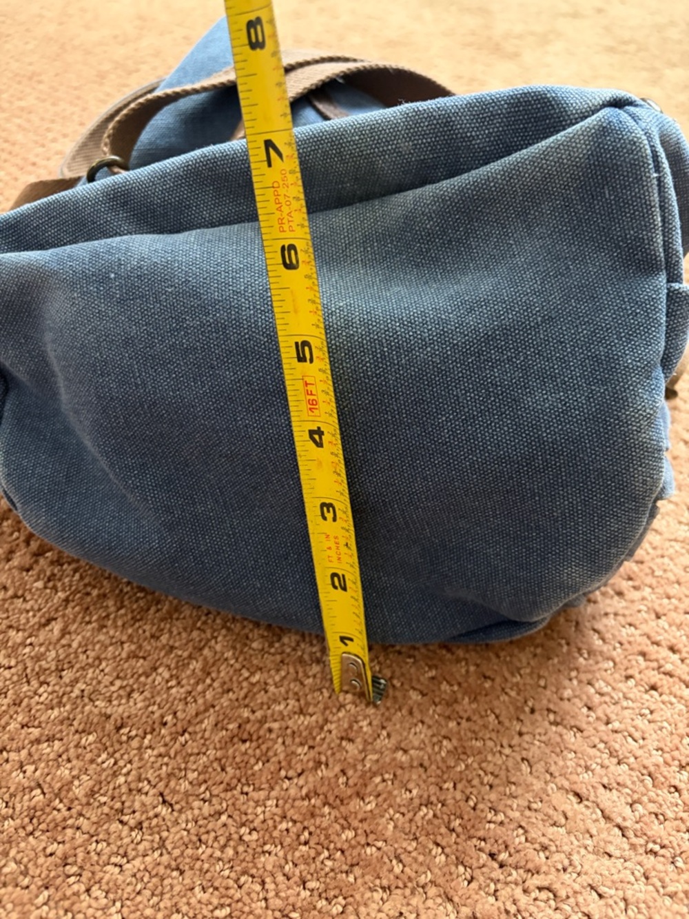 Denim Sling Backpack Bag - Picture 8 of 8